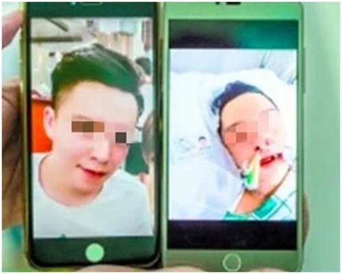 23岁广州男子麦峻彬离奇「镉」中毒。网上图片