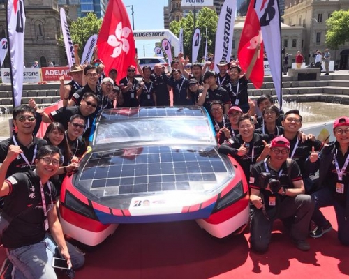 IVE工程學科自行研製太陽能電動車SOPHIE 6s 出戰澳洲的「世界 太陽能車挑戰賽」。