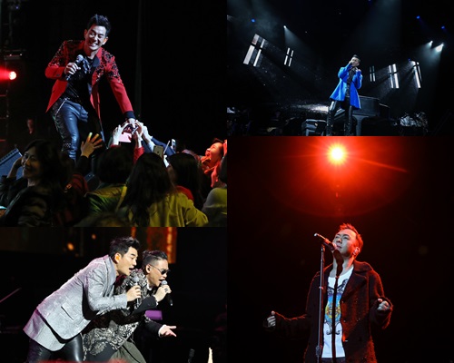 男人幫台上又跳又唱