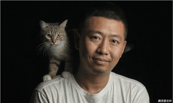 騰訊混元AI製作人物攝影風格圖。 騰訊混元AI製作人物攝影風格圖。