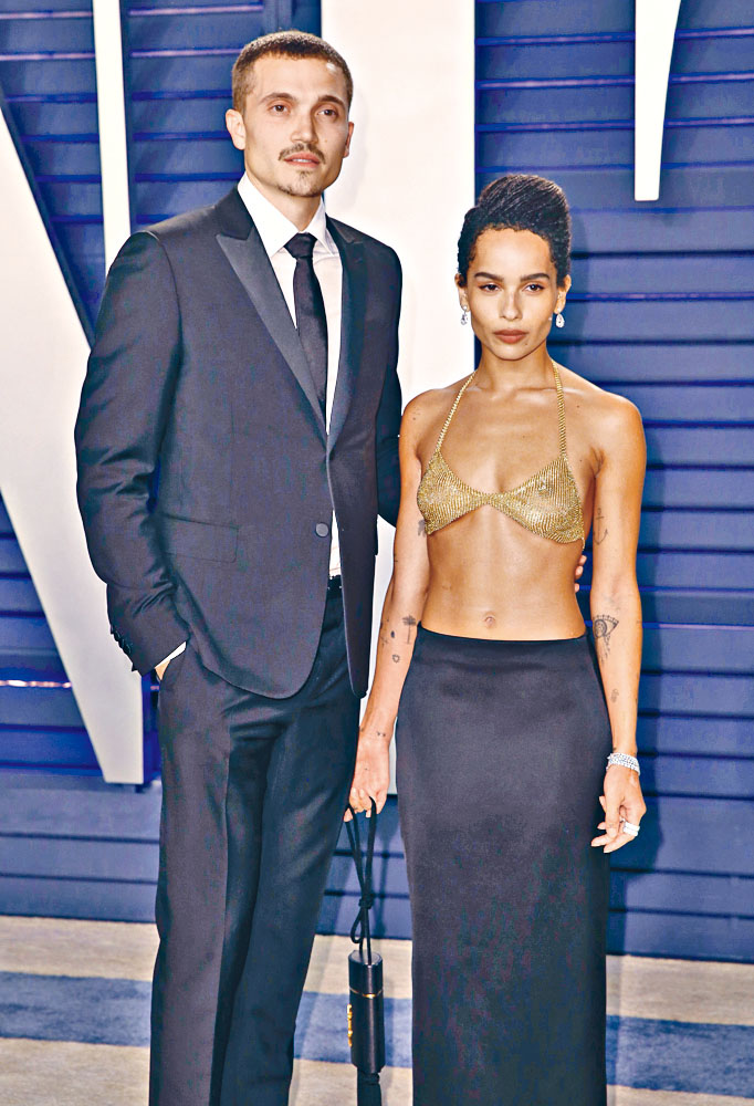 Zoe Kravitz與丈夫Karl Glusman結束年半短命婚姻。