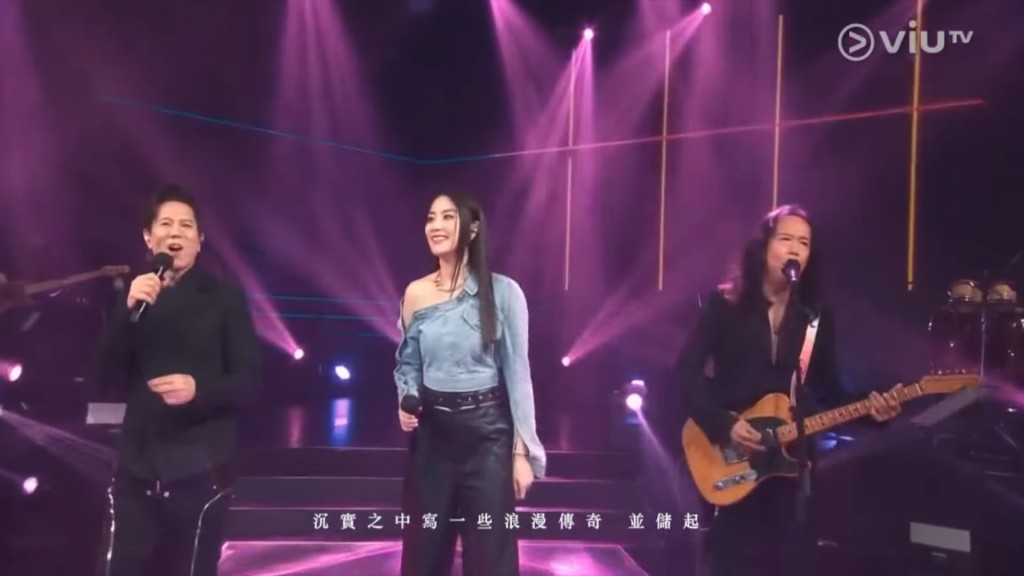 陈慧琳上《Chill Club》与雷有辉及邓建明合唱《纪念日》。