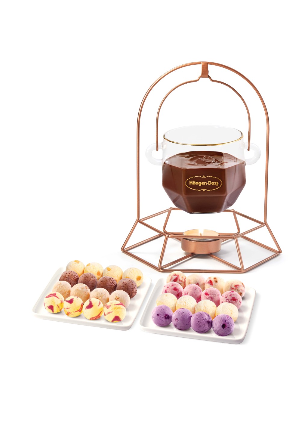 寶石型掛鍋外賣雪糕火鍋經典套裝 $529(圖片來源:Häagen-Dazs) 寶石型掛鍋外賣雪糕火鍋經典套裝 $529(圖片來源:Häagen-Dazs)