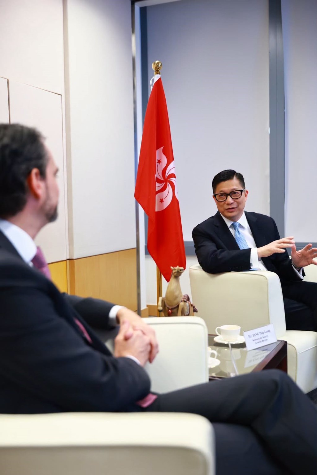 鄧炳強9月時曾向Valdecy Urquiza承諾香港一定會全力搞好今次大會。鄧炳強fb