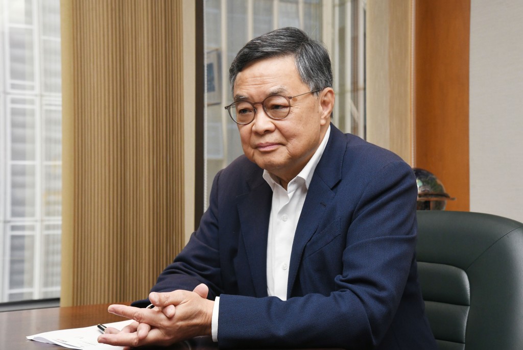 龍漢標被追問是否競逐連任時,指會很快公布。資料圖片 龍漢標被追問是否競逐連任時,指會很快公布。資料圖片