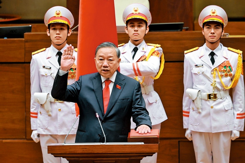 越共總書記蘇林宣誓就任國家主席。