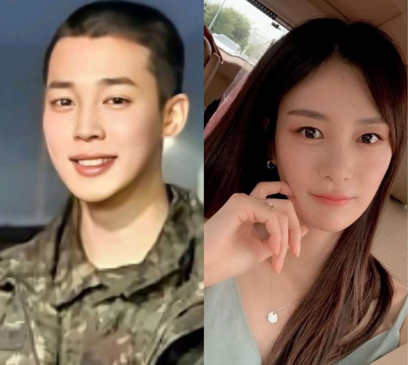 韓媒報道指Jimin在入伍前後的時間內,曾跟宋多恩短暫交往。 韓媒報道指Jimin在入伍前後的時間內,曾跟宋多恩短暫交往。