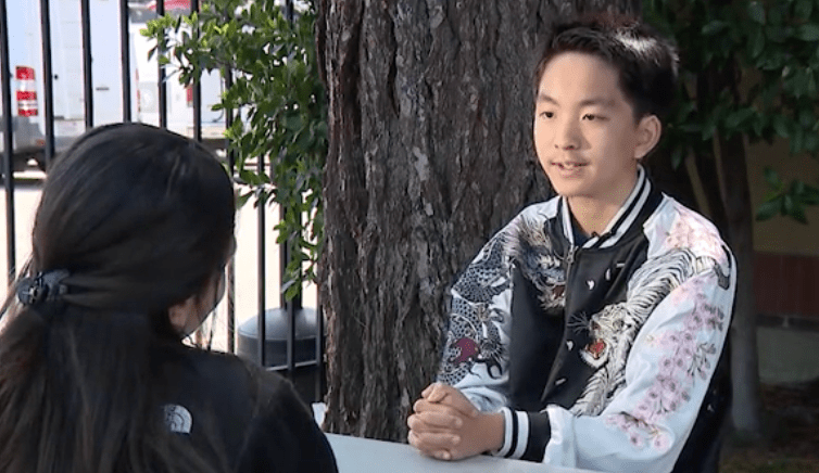 Sunny成了新聞人物，被不同電視台邀請上節目。KTVU截面截圖