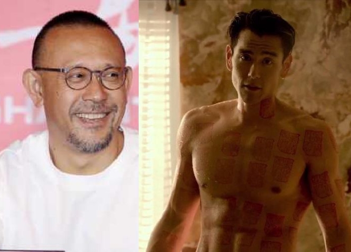 導演姜文讚彭于晏的身體比古希臘雕塑還漂亮。資料圖片、網圖