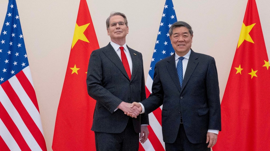 习特会｜贝森特何立峰纽约会面 料讨论AI、关税及稀土等议题 为中美元首峰会作准备。路透社