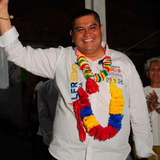 墨西哥市長候選人巴里恩托斯。Ｘ