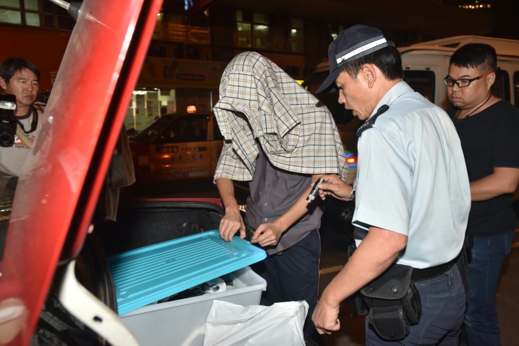的士司機被捕。楊偉亨攝