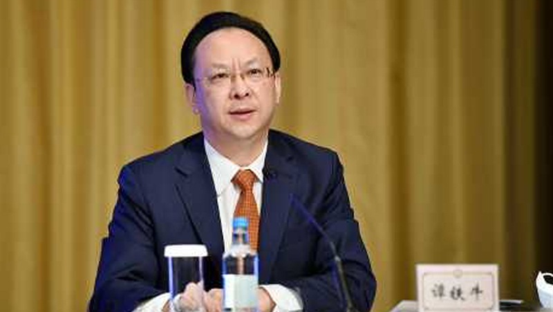 南京大學黨委書記、原香港中聯辦副主任譚鐵牛。資料圖片
