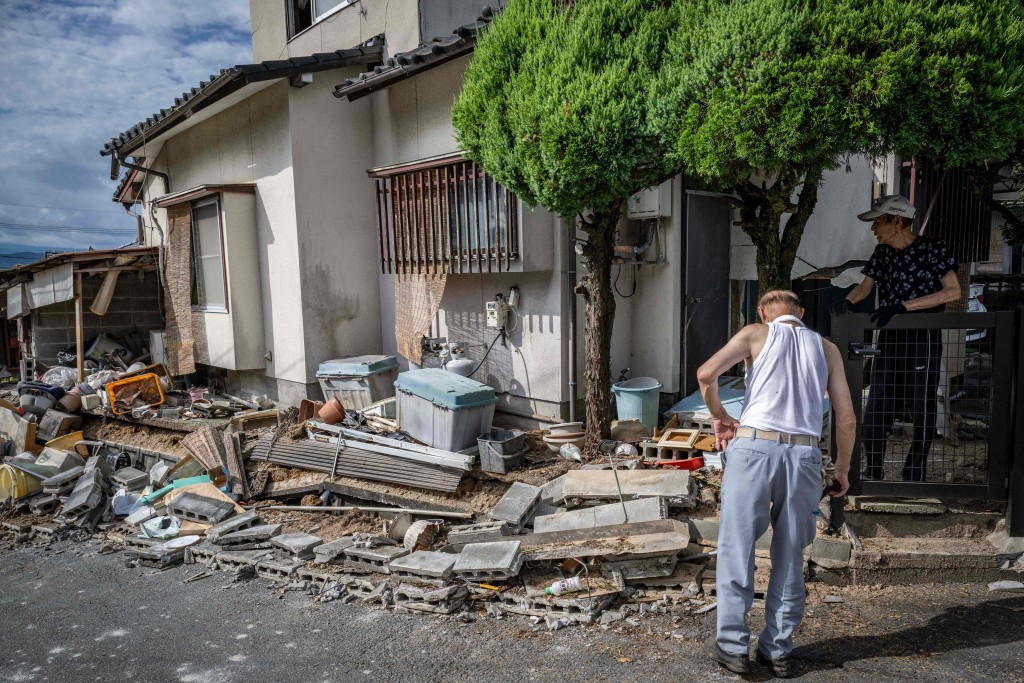 地震灾情严重。法新社 地震灾情严重。法新社