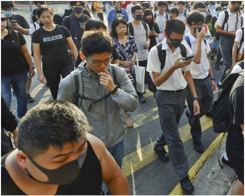 反修例人士之前多次舉行「和你返工」行動。資料圖片