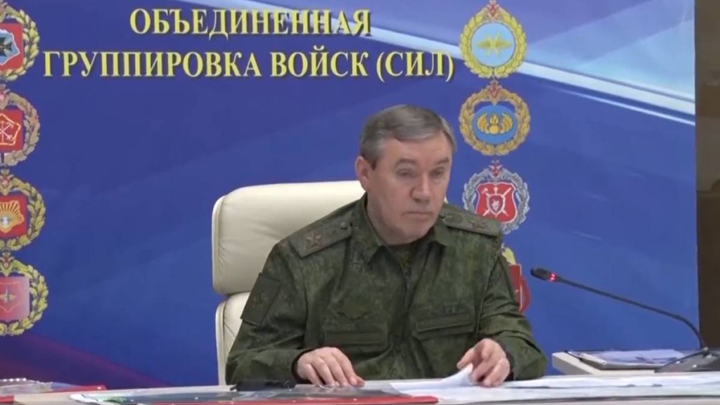 俄国武装部队参谋总长格拉西莫夫（Valery Gerasimov）于兵变事件后，首度公开露面。