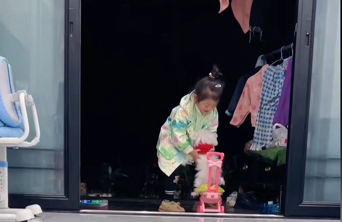 可可成功爭取養寵物狗。抖音