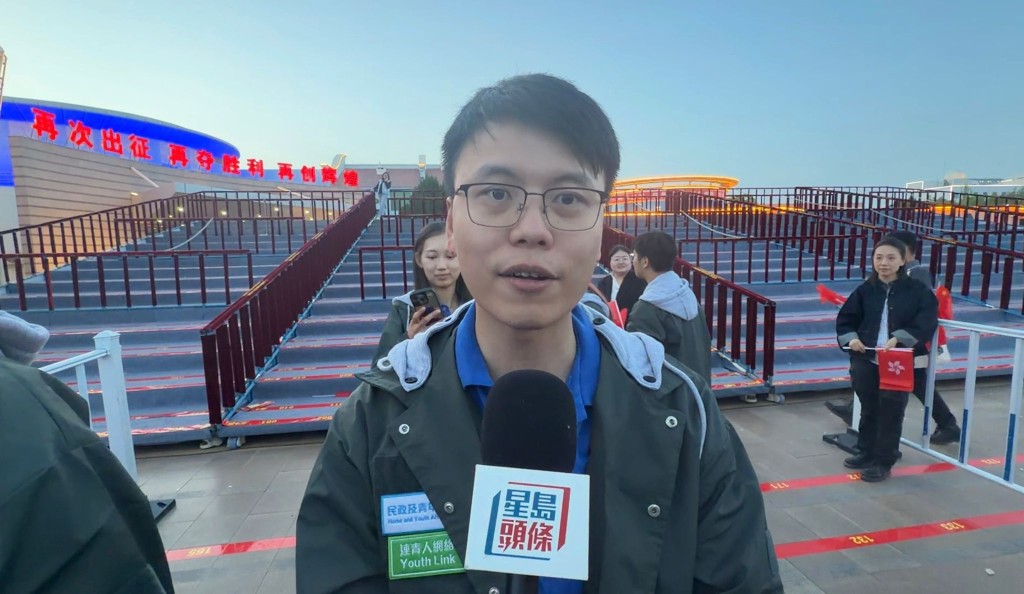 香港市民劉先生希望更多年輕人登上太空舞台。郭詠欣 香港市民劉先生希望更多年輕人登上太空舞台。郭詠欣