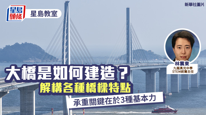 STEAM教育｜大橋是如何建造？解構各種橋樑特點 承重關鍵在於3種基本力｜星島教室