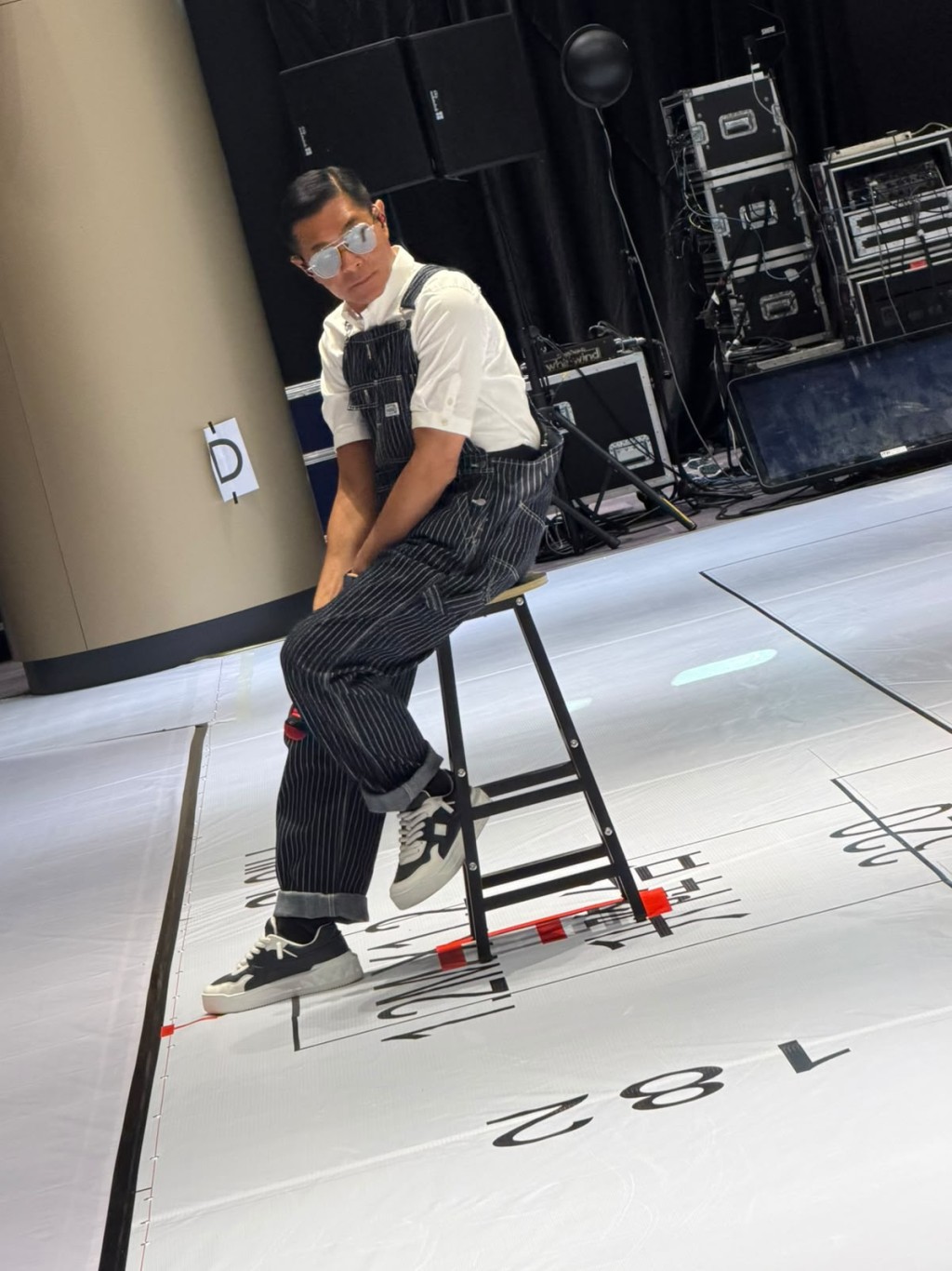 為隆重其視首次的個人騷，他近日獲安排到啟德體育園主場館內進行綵排。