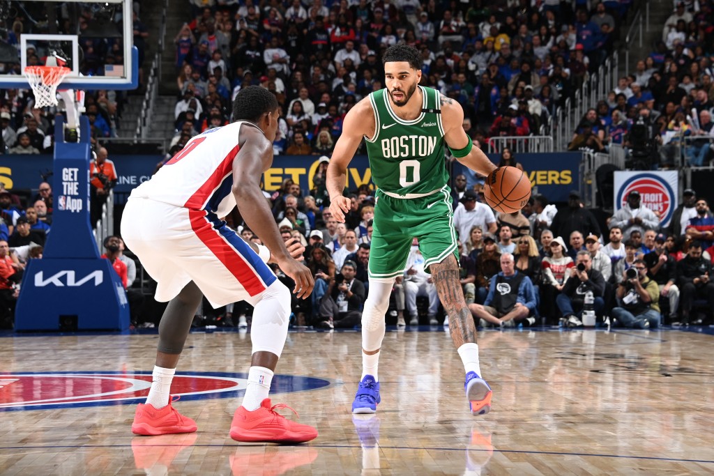 今场有伤愈回归担正的泰顿(Jayson Tatum)。AFP