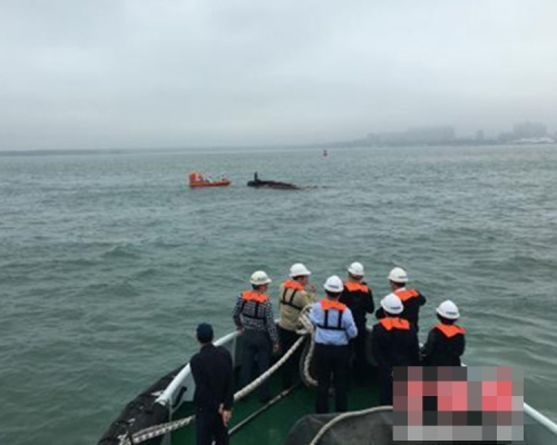 救援人員目前仍在海上搜救。網圖