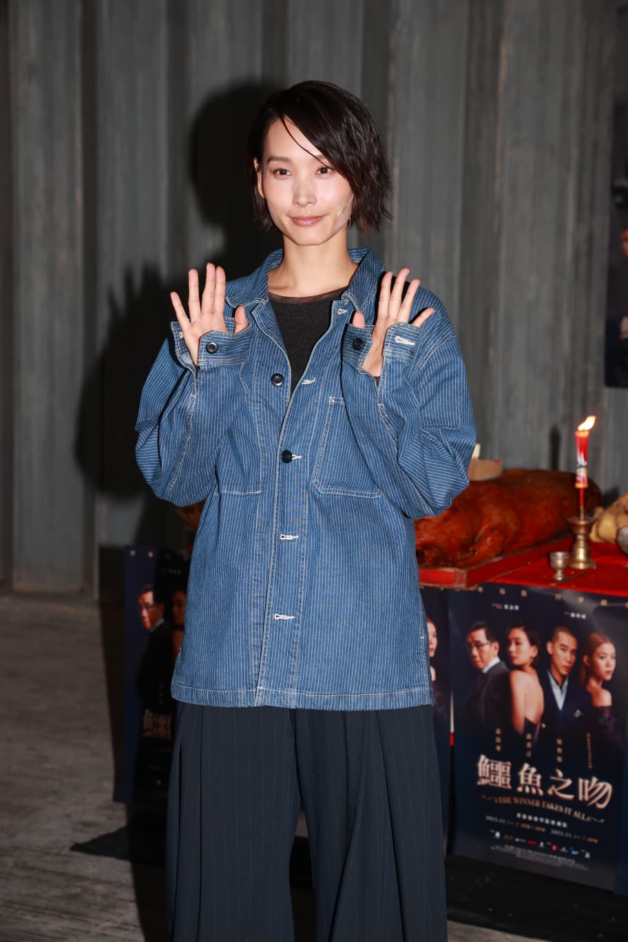 談善言在上演前認驚青︰「感到自己狀態好飄忽。」 談善言在上演前認驚青︰「感到自己狀態好飄忽。」