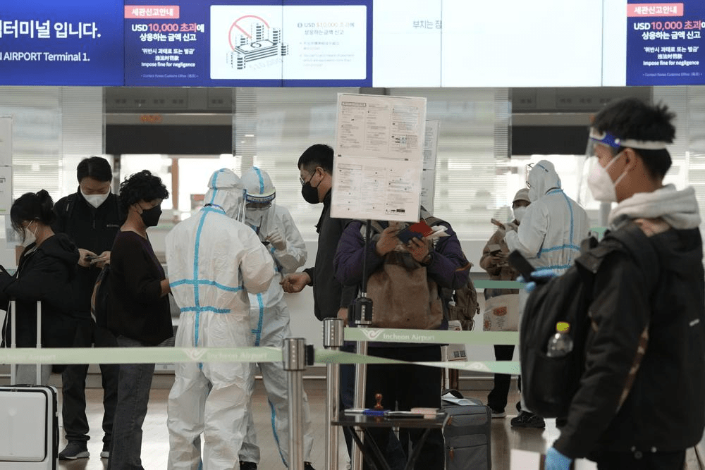 南韓從11日起已恢復發放中國公民赴韓短期簽證。AP資料圖