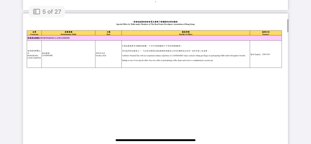 近百个商场，即日起于不同时间段，推出各式各样活动和优惠。