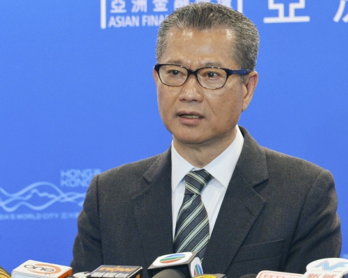 財政司司長陳茂波訪問貴陽3天。資料圖片