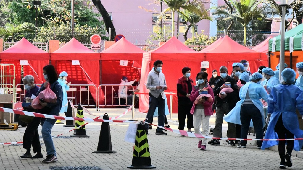 天水圍天盛苑盛旭閣及盛珍閣完成圍封。資料圖片