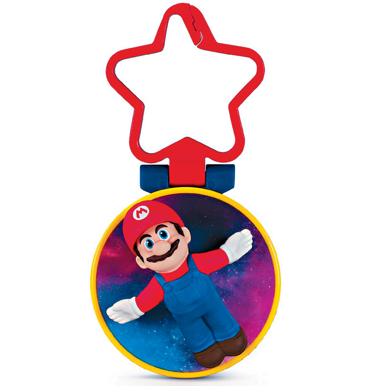 开心乐园餐玛利欧匙扣玩具。