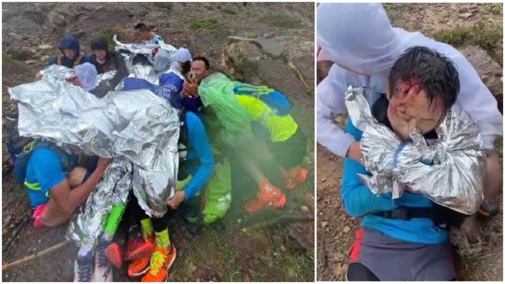 2021年甘肅白銀市馬拉松遇極端天氣致21人死亡。