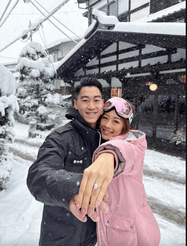 龐卓欣去年答應男友求婚。