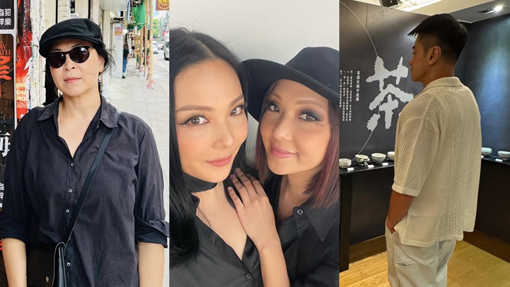 大埔宏福苑五級火丨衛蘭衛詩蘇玉華低調獻花悼念   黃浩然慈山寺誦經祈福