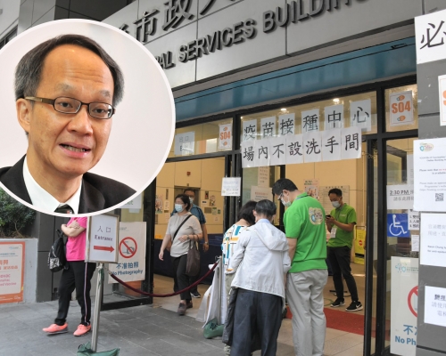 劉宇隆指本港新冠疫苗接種情況不如理想，長者接種率低令人擔心。 資料圖片