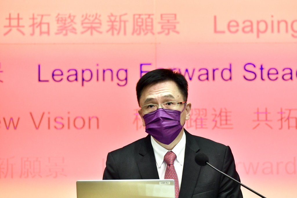 孫東表示希望將全球數據引到香港。盧江球攝