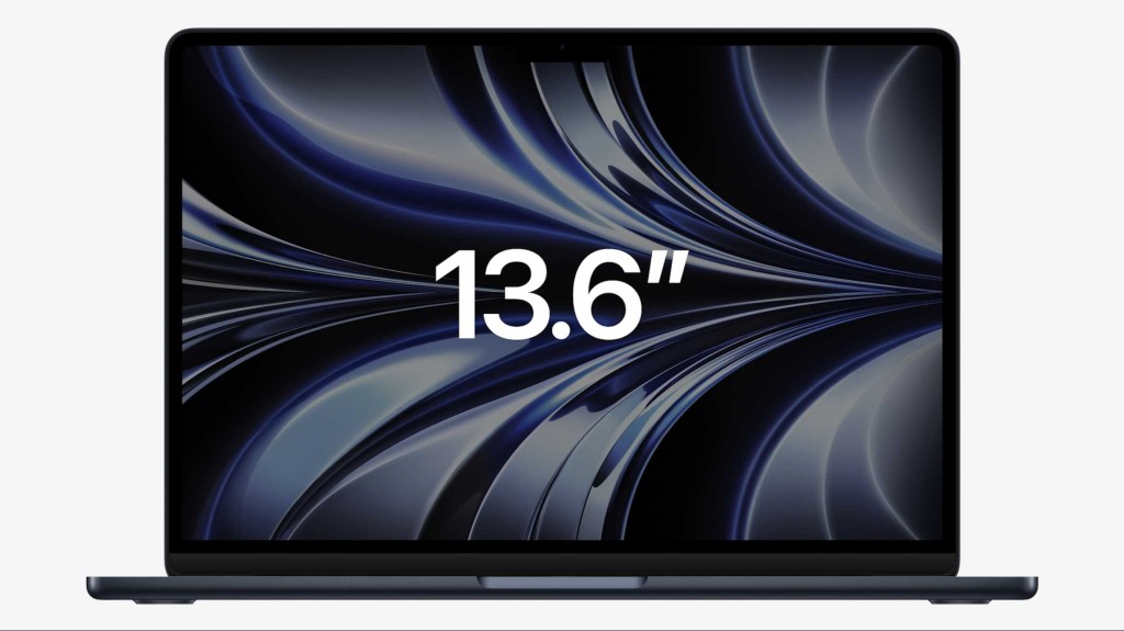 除了機身設計富MacBook Pro影子，新MacBook Air亦換上瀏海式13.6吋Liquid Retina熒幕。