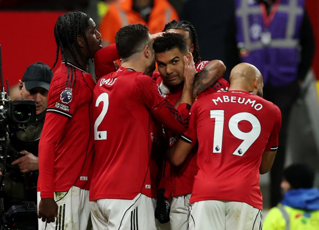 卡斯米路與曼聯的合約將於明年夏天完結。路透社