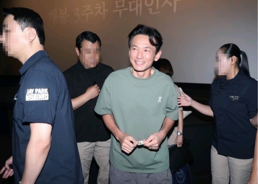 雖然鬧出疑似出軌風波，但黃晸珉昨日表現淡定，不愧是影帝！