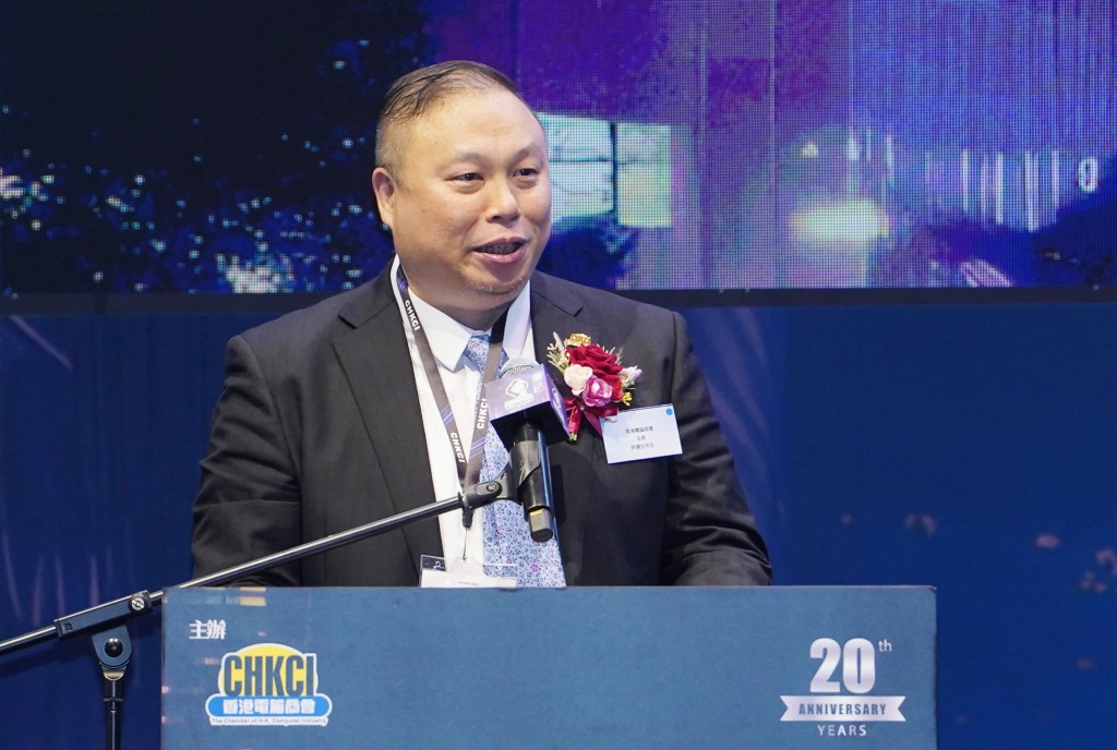 香港電腦商會前主席許健生。資料圖片 香港電腦商會前主席許健生。資料圖片