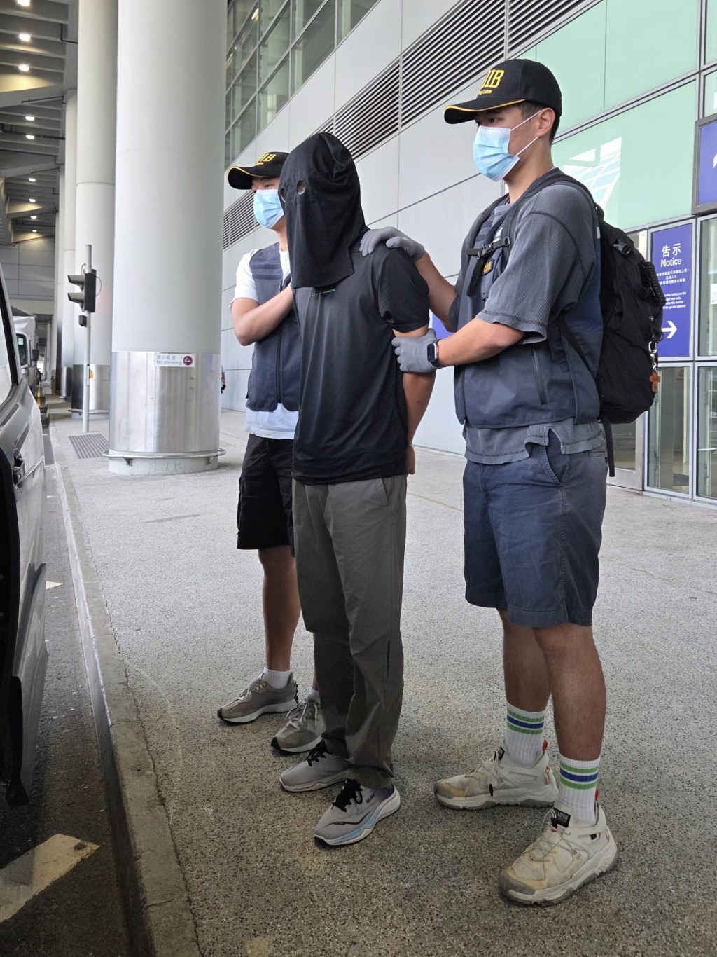 第二宗案件被捕男子。 第二宗案件被捕男子。
