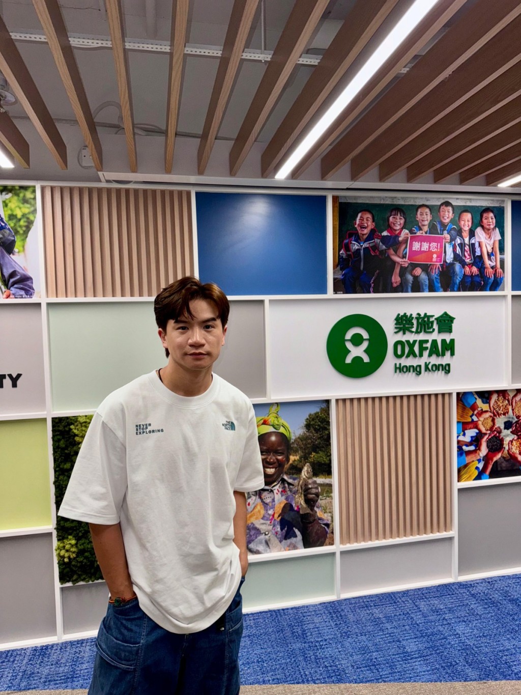 「C AllStar」成員梁釗峰今年6月底以樂施會大使身份，隨團出發到尼泊爾偏遠山區探訪一個星期，深入了解當地人民面對的生活困境。（照片︰潘蔚能/樂施會）