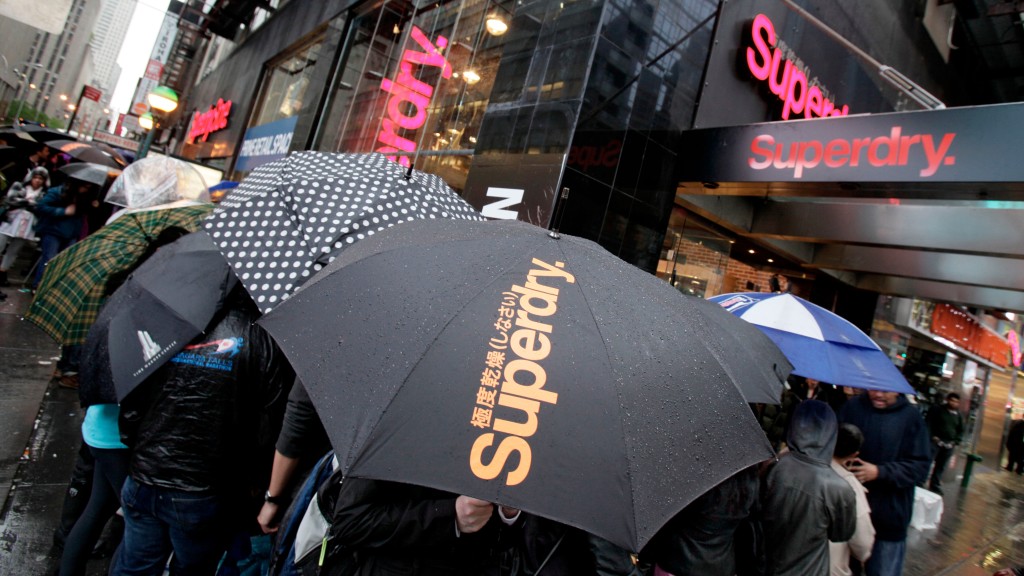 Superdry曾经爆红，近年一度传出濒临破产。 美联社