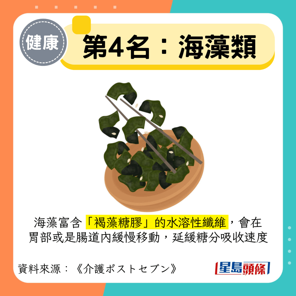 第4名：海藻類