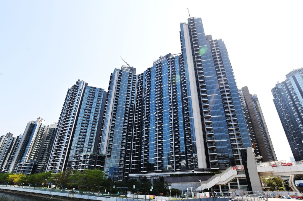 會德豐地產牽頭發展的啟德現樓合作新盤項目DOUBLE COAST I外貌。