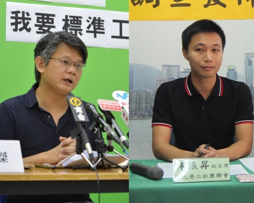 左起：蒙兆達、林振昇。資料圖片