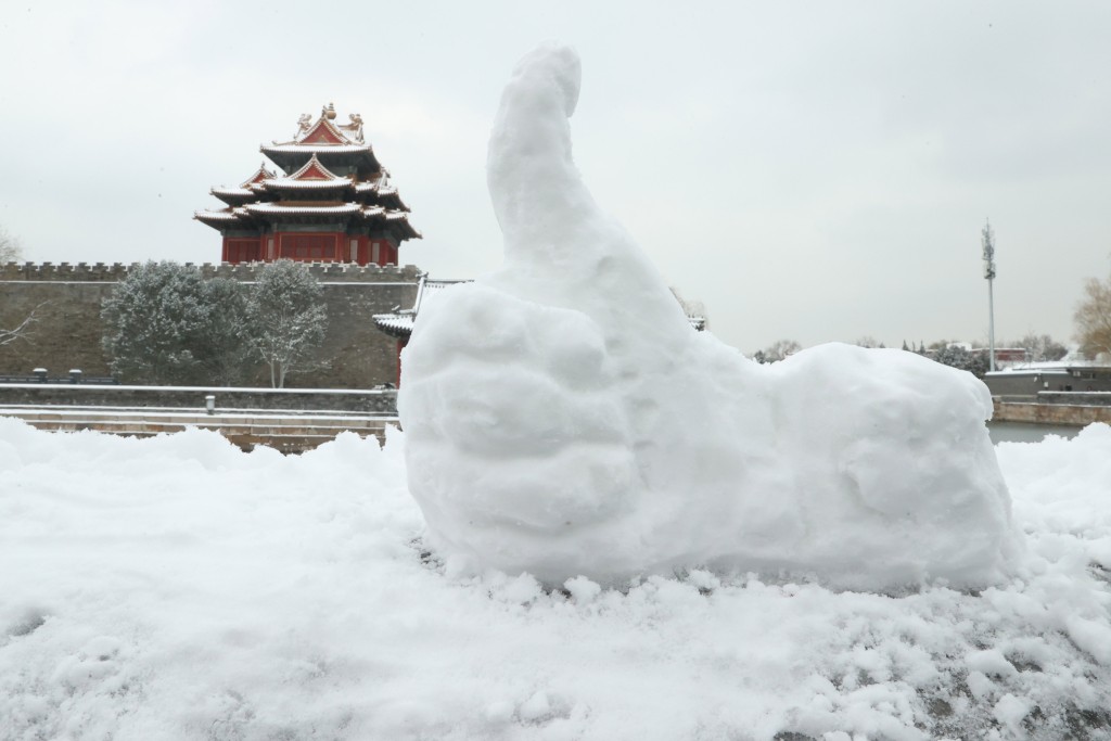 北京12月低于0℃的时间逾300小时，破了72年来最长低温纪录。新华社