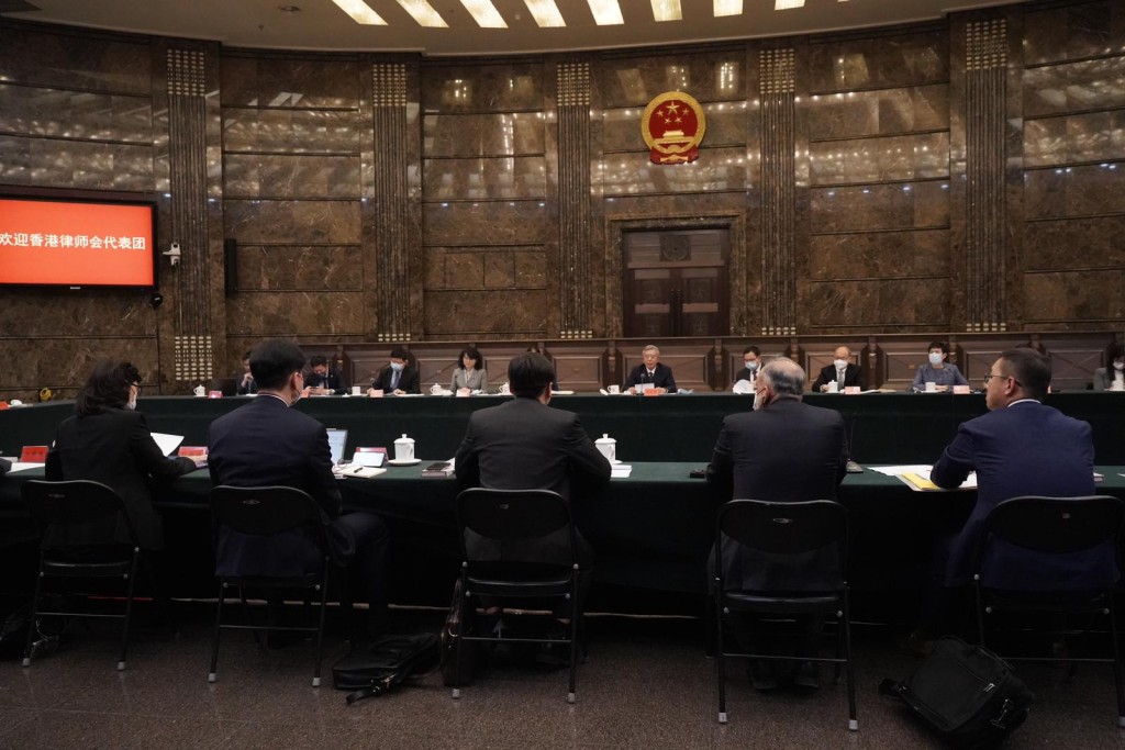 律師會指，最高人民法院詳細介紹內地與香港的司法交流合作及司法保障。