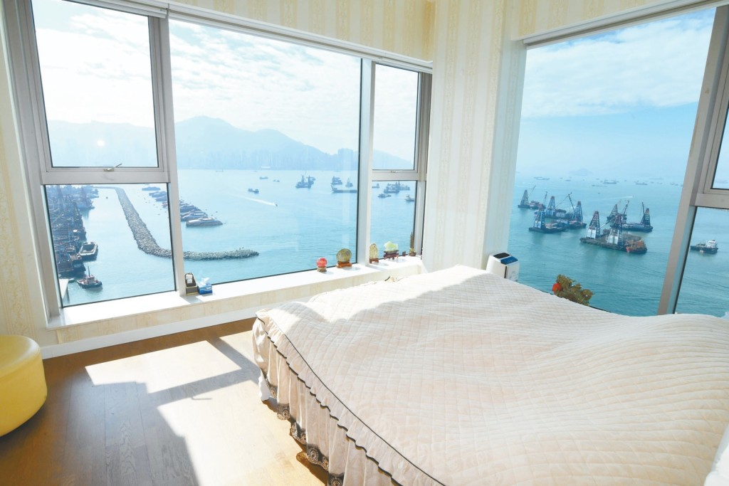 主人套房設雙邊窗,同享開揚海景。